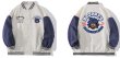 画像5: hip hop boy baseball uniform jacket BASEBALL JACKET  blouson windbreaker　 ユニセックス 男女兼用ヒップホップボーイジャケットスタジアムジャンパー スタジャン MA-1 ボンバー ジャケット ブルゾン (5)