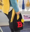 画像8: alphabet logo tote bag　アルファベットロゴモコモコファーワンショルダートートバッグ (8)