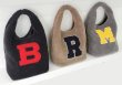 画像4: alphabet logo tote bag　アルファベットロゴモコモコファーワンショルダートートバッグ (4)