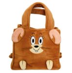 画像1: tom and jerry velor tote bag　トムとジェリートム＆ジェリーベロアトートエコバッグ (1)