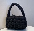 画像3: hand-knitted from thick wool handbag tote shoulder  bag　極太ウール編みハンドメイドスタイルアンダーアームトートショルダーバッグ (3)
