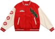 画像5: rose embroidery oversize baseball uniform jacket BASEBALL JACKET  blouson windbreaker　 ユニセックス 男女兼用ローズバラ刺繍ジャケットスタジアムジャンパー スタジャン MA-1 ボンバー ジャケット ブルゾン (5)