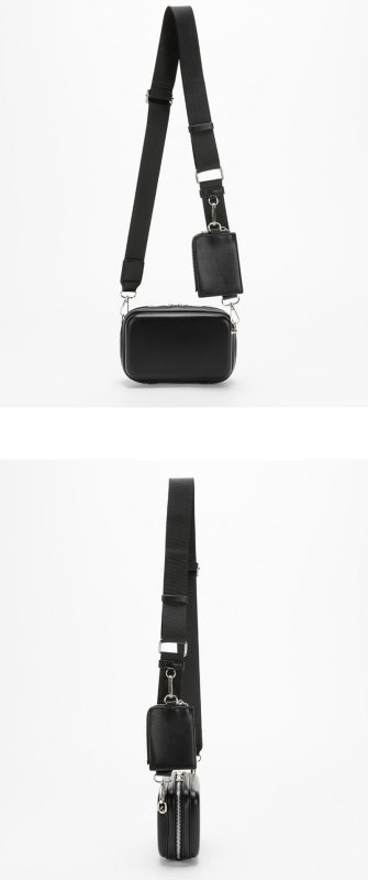 画像9: Square shoulder bag Comes with a mini bag スクエアショルダーバッグミニコバック付き (9)