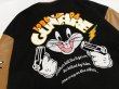 画像6:  Dangerous Bugs Bunny embroidery baseball uniform jacket BASEBALL JACKET  blouson windbreaker　 ユニセックス 男女兼用デンジャラスバックスバニー刺繍ジャケットスタジアムジャンパー スタジャン MA-1 ボンバー ジャケット ブルゾン (6)
