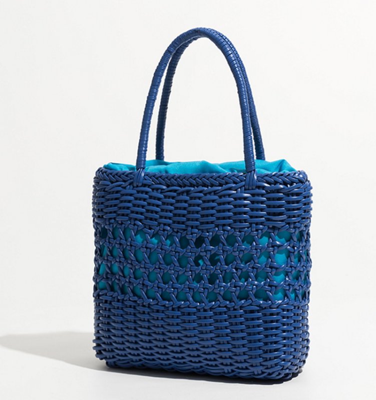 画像11: Mabula woven rattan tote shoulder  bag マブラ編みラタントートショルダー籠かごバッグ (11)
