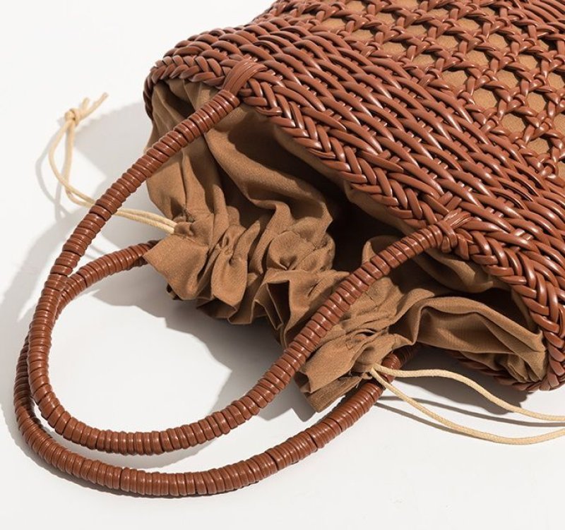画像12: Mabula woven rattan tote shoulder  bag マブラ編みラタントートショルダー籠かごバッグ (12)
