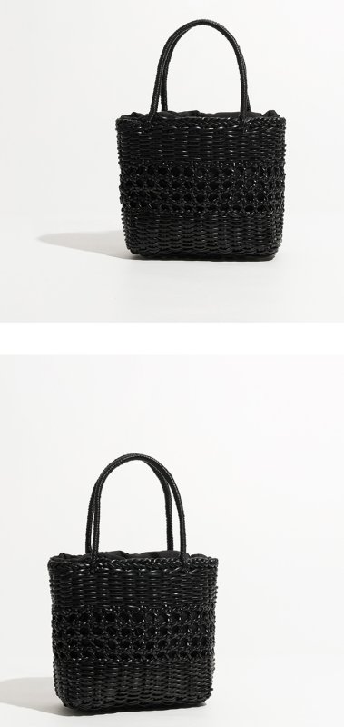 画像6: Mabula woven rattan tote shoulder  bag マブラ編みラタントートショルダー籠かごバッグ (6)