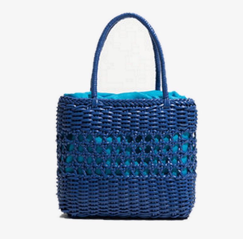 画像4: Mabula woven rattan tote shoulder  bag マブラ編みラタントートショルダー籠かごバッグ (4)
