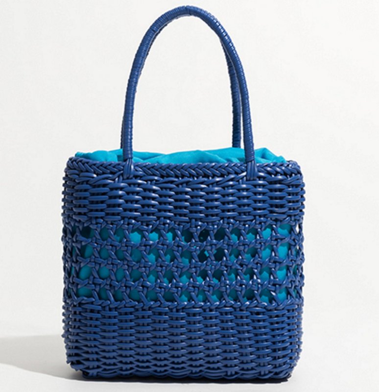 画像8: Mabula woven rattan tote shoulder  bag マブラ編みラタントートショルダー籠かごバッグ (8)