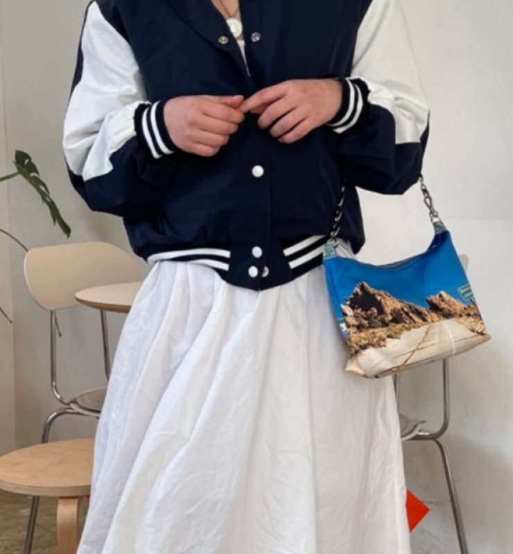 画像10: PHOTO PRINT CHAIN TOTE SHOULDER BAG フォトプリントチェーングラフィックトートショルダーバッグ (10)