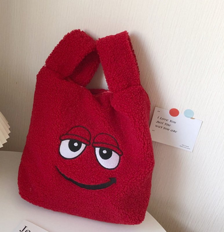 画像2: m&m's fur tote bag m&m!sエムアンドエムズファートートバッグ (2)
