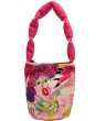 画像1: illustration graffiti cartoon cute handbag bucket bag　イラスト落書きグラフィックバケットトートショルダーバッグ (1)