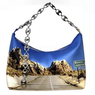 Pop graphic tote shoulder bag レザーポップグラフィック トート