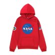 画像9: NASA×USA logo print hoodie sweater  ユニセックス男女兼用 ナサ×USAプリントフーディスウェットパーカー (9)