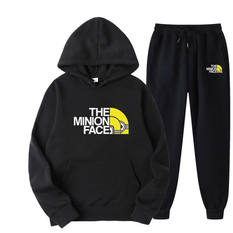 画像2: Minions face setup Hoodie and Pants Set  ユニセックス男女兼用 ミニオンズ フェイスセットアップ  スウェットフーディ&パンツセット (2)