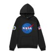画像2: NASA×USA logo print hoodie sweater  ユニセックス男女兼用 ナサ×USAプリントフーディスウェットパーカー (2)
