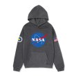 画像8: NASA×USA logo print hoodie sweater  ユニセックス男女兼用 ナサ×USAプリントフーディスウェットパーカー (8)