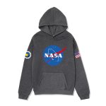 画像8: NASA×USA logo print hoodie sweater  ユニセックス男女兼用 ナサ×USAプリントフーディスウェットパーカー (8)