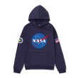 画像6: NASA×USA logo print hoodie sweater  ユニセックス男女兼用 ナサ×USAプリントフーディスウェットパーカー (6)