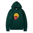 画像16: tongue out smile Hoodie hoodie sweater  ユニセックス男女兼用 舌出しスマイルフーディフーディスウェットパーカー (16)