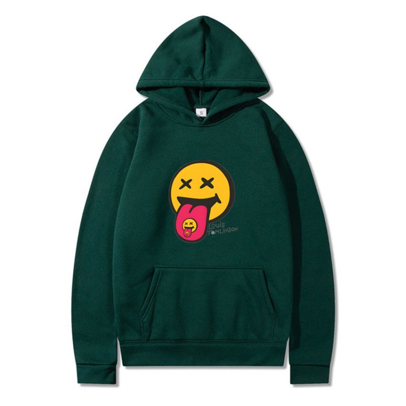 画像16: tongue out smile Hoodie hoodie sweater  ユニセックス男女兼用 舌出しスマイルフーディフーディスウェットパーカー (16)