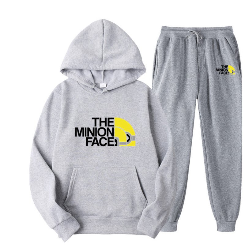 画像3: Minions face setup Hoodie and Pants Set  ユニセックス男女兼用 ミニオンズ フェイスセットアップ  スウェットフーディ&パンツセット (3)