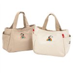 画像1: Snoopy canvas portable fashion  Tote Shoulder Bag　スヌーピー キャンバス ポータブル ファッション トートショルダーエコ ショッピングバッグ (1)