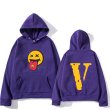 画像11: tongue out smile Hoodie hoodie sweater  ユニセックス男女兼用 舌出しスマイルフーディフーディスウェットパーカー (11)