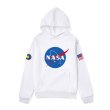 画像4: NASA×USA logo print hoodie sweater  ユニセックス男女兼用 ナサ×USAプリントフーディスウェットパーカー (4)