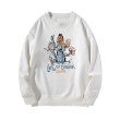 画像4:  homer simpson & rick and morty let's drunk print sweatshirt pullover round neck  trainer  ユニセックス男女兼用ホーマーシンプソン＆リックアンドモーティlet's drunkラウンドネックスウェットプルオーバートレーナー (4)