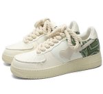 画像3: heart & bandana print paisley canvas & leather lace up sneakers shoes 　ユニセックス男女兼用ハート＆バンダナ柄ペイズリー キャンバス&レザースニーカー カジュアル シューズ (3)