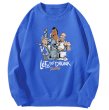 画像2:  homer simpson & rick and morty let's drunk print sweatshirt pullover round neck  trainer  ユニセックス男女兼用ホーマーシンプソン＆リックアンドモーティlet's drunkラウンドネックスウェットプルオーバートレーナー (2)