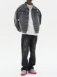 画像6: harshandcruel hip hop boy denim jacket   ユニセックス 男女兼用ヒップホップボーイデニムジャケット Gジャン ブルゾン (6)