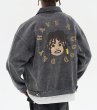 画像4: harshandcruel hip hop boy denim jacket   ユニセックス 男女兼用ヒップホップボーイデニムジャケット Gジャン ブルゾン (4)