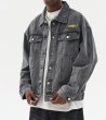 画像8: harshandcruel hip hop boy denim jacket   ユニセックス 男女兼用ヒップホップボーイデニムジャケット Gジャン ブルゾン (8)