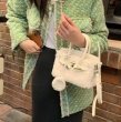 画像6: fur tote shoulder bag mini bag　ファートートショルダーバッグミニバック (6)