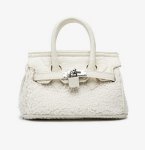 画像2: fur tote shoulder bag mini bag　ファートートショルダーバッグミニバック (2)