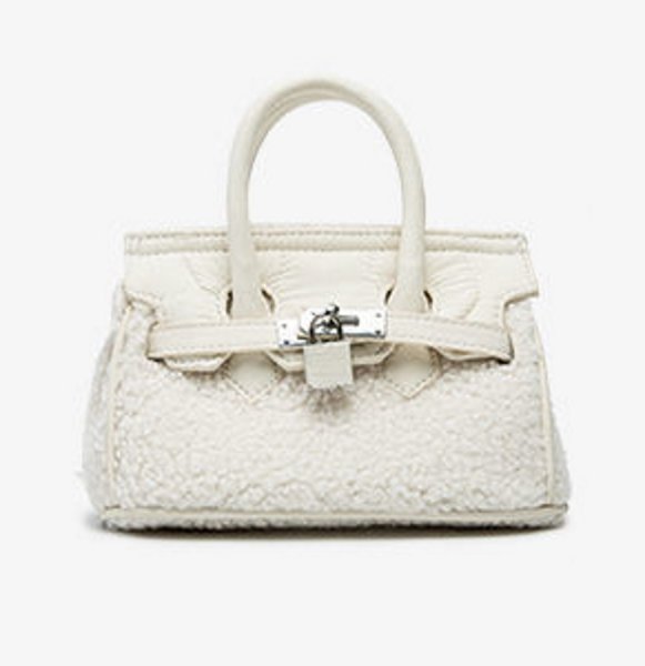 画像2: fur tote shoulder bag mini bag　ファートートショルダーバッグミニバック (2)