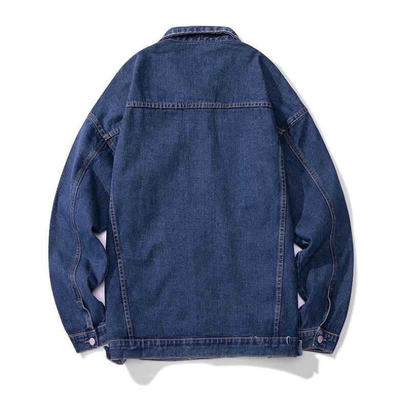 画像4: NASA×pop print denim jacket G Jean　 ユニセックス 男女兼用NASAナサ×ポッププリントジャケット Gジャン ブルゾン (4)