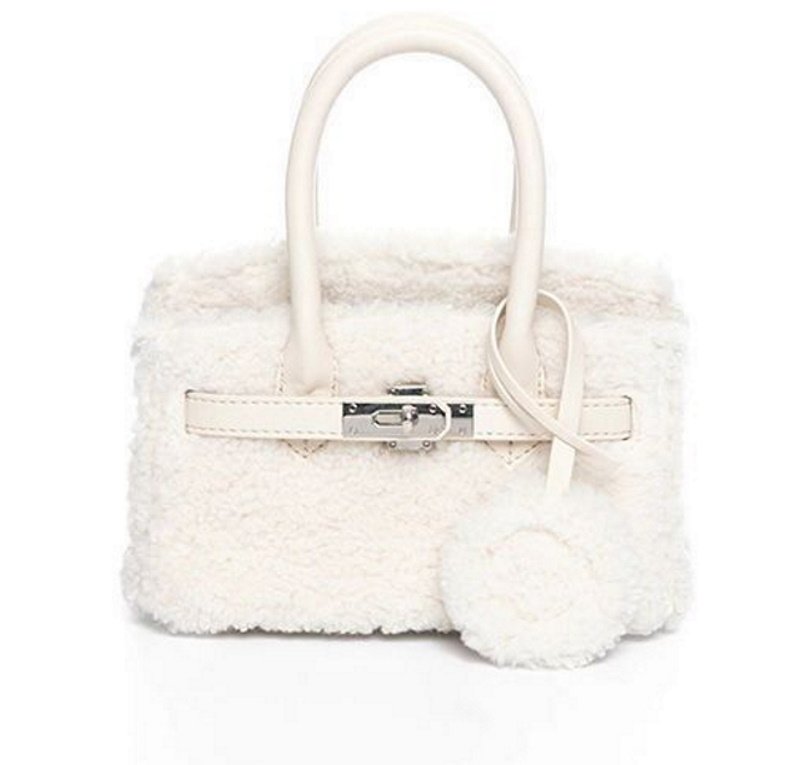 画像8: fur tote shoulder bag mini bag ファートートショルダーバッグミニバック (8)