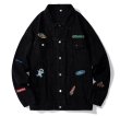 画像3: NASA×pop print denim jacket G Jean　 ユニセックス 男女兼用NASAナサ×ポッププリントジャケット Gジャン ブルゾン (3)