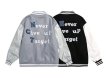 画像3: letter logo Embroidery baseball uniform jacket BASEBALL JACKET  blouson  ユニセックス 男女兼用レターロゴ&t３D刺繍ジャケットスタジアムジャンパー スタジャン MA-1 ボンバー ジャケット ブルゾン (3)
