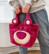 画像4: Donald Duck & Lotso Hugbear fur tote bag　ドナルドダック＆ロッツォ・ハグベア ファートートバッグ (4)