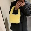 画像15: niche furry fur bucket tote shoulder bag　バケット ファートートショルダーバッグ (15)