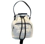 画像2: One shoulder down quilted bucket tote shoulder bag　ワンショルダーダウンキルティングバケット トートショルダーバッグ (2)