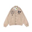 画像8: Looney Tunes  Tasmanian Devilwoolen Sweat baseball uniform jacket blouson　ルーニー・テューンズ タズマニアン・デビル ユニセックス 男女兼用 スタジアムジャンパー スタジャン ジャケットブルゾン (8)