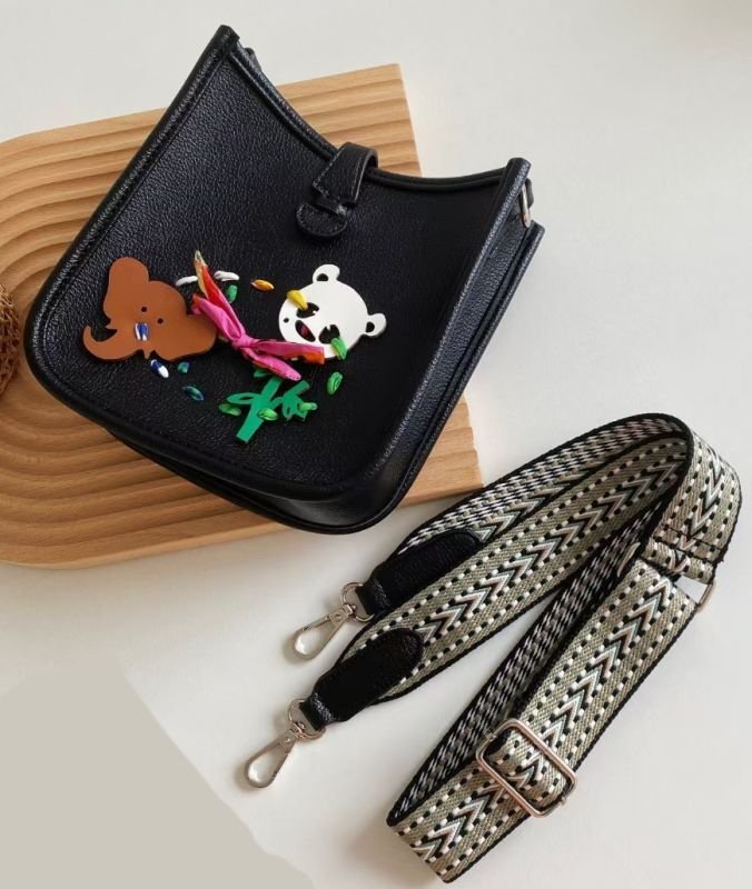 画像8: cartoon animal applique mini shoulder bag shoulder bag アニマルアップリケミニショルダーバッグ トートショルダーバッグ (8)