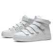 画像4: Men's velcro high cut leather  lace-up sneakers   ハイカットレザーレースアップ スニーカー (4)