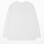 画像3: Bugs Bunny print long sleeve t-shirt pullover round neck   ユニセックス男女兼用バックスバニープリント 長袖Tシャツラウンドネックスウェットプオーバー (3)