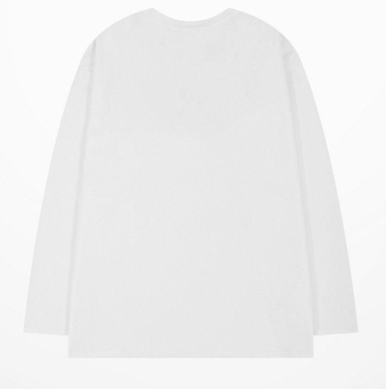 画像3: daffy duck print long sleeve t-shirt pullover round neck   ユニセックス男女兼用ダフィーダックプリント 長袖Tシャツラウンドネックスウェットプオーバー (3)